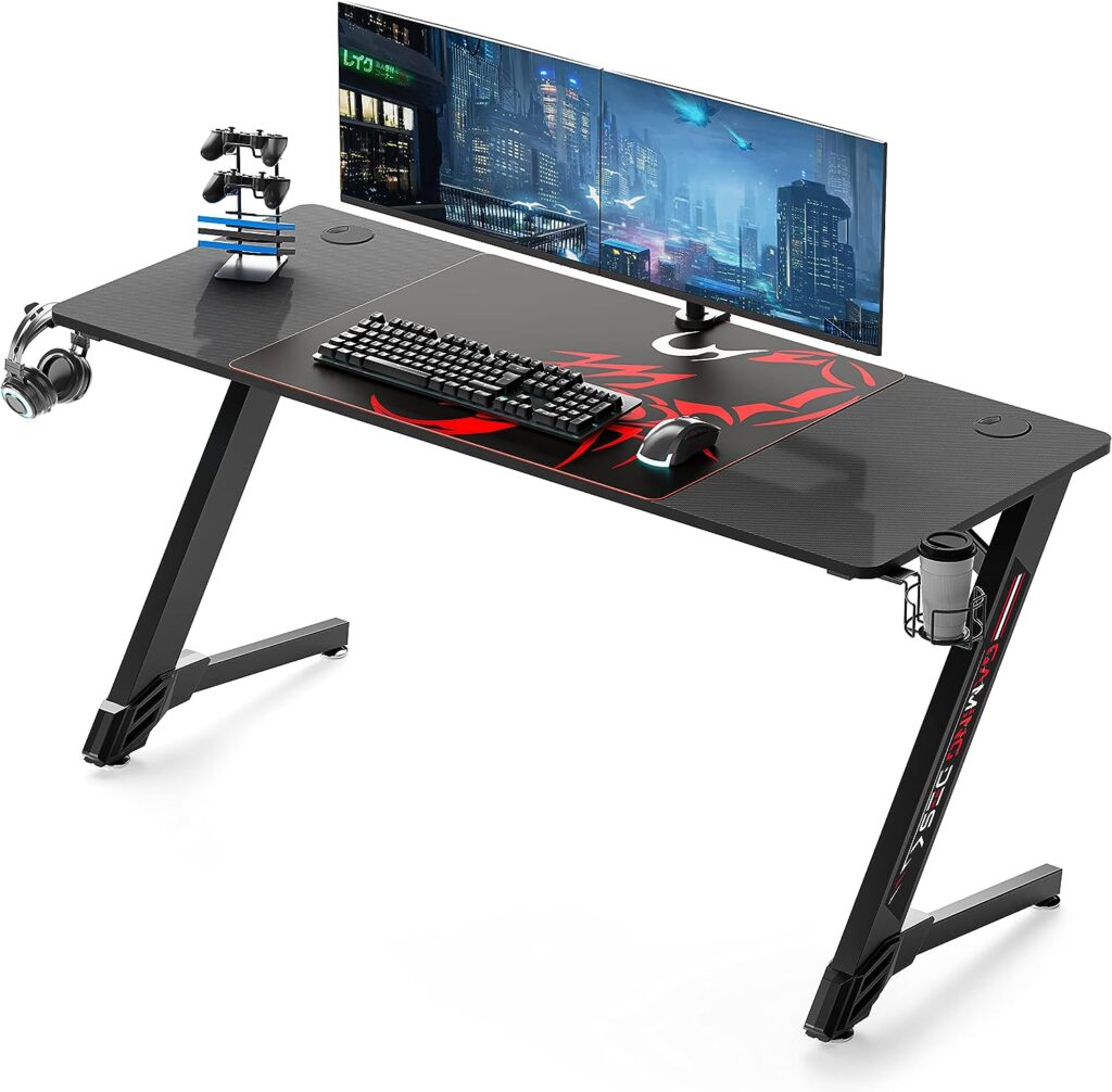 Eureka Ergonomic Gaming Desk 60 Inch